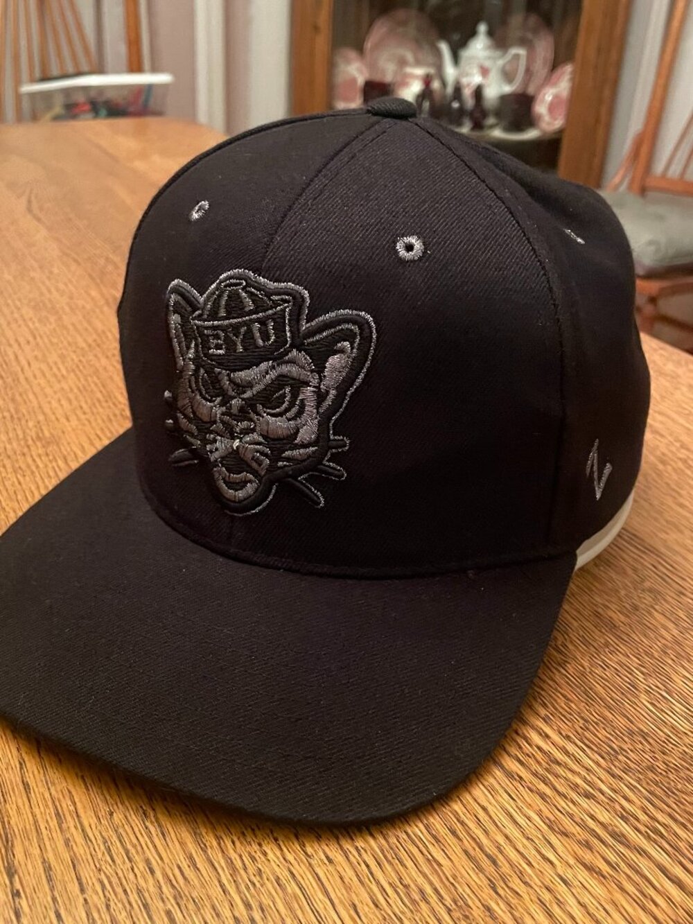 Zephyr BYU Brigham Young University Black Snapback Baseball Hat Cap
